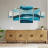 Midnight Tide Canvas Art Prints, Set Of 5-Kirkland's Home Online