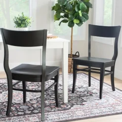 Midnight Wave Frame Dining Chairs, Set Of 2-Kirkland's Home Flash Sale