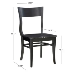 Midnight Wave Frame Dining Chairs, Set Of 2-Kirkland's Home Flash Sale