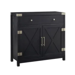 Midnight X-Shaped Doors Decorative Chest-Kirkland's Home Hot