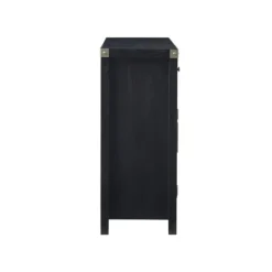 Midnight X-Shaped Doors Decorative Chest-Kirkland's Home Hot