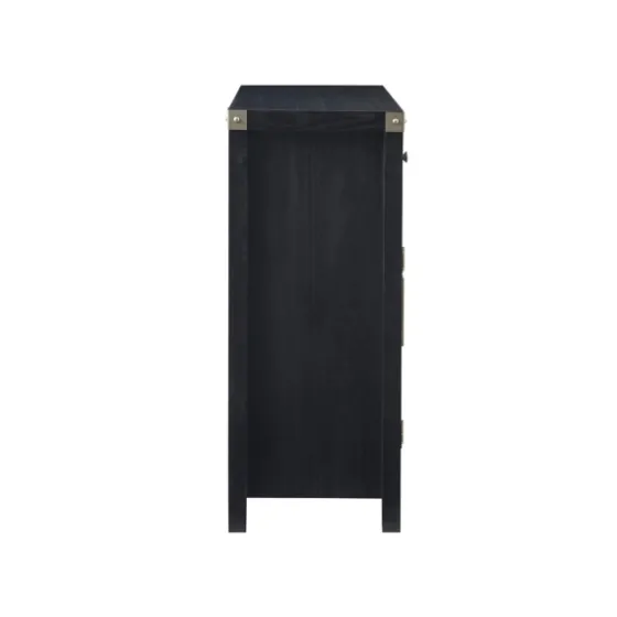 Midnight X-Shaped Doors Decorative Chest-Kirkland's Home Hot
