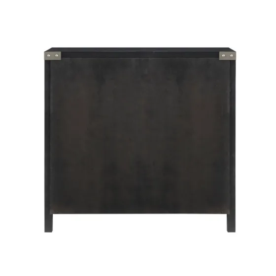 Midnight X-Shaped Doors Decorative Chest-Kirkland's Home Hot