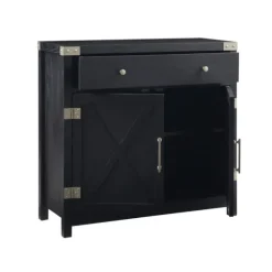 Midnight X-Shaped Doors Decorative Chest-Kirkland's Home Hot