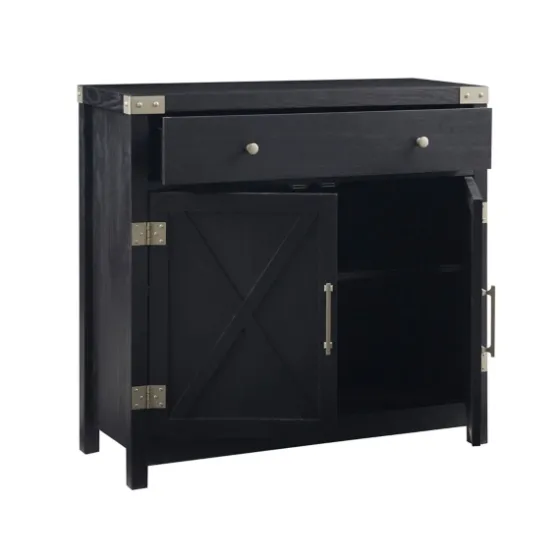 Midnight X-Shaped Doors Decorative Chest-Kirkland's Home Hot