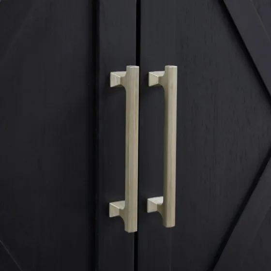 Midnight X-Shaped Doors Decorative Chest-Kirkland's Home Hot