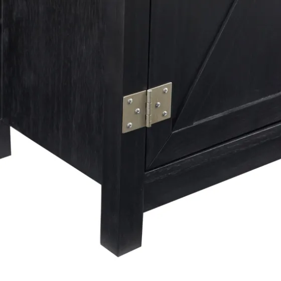 Midnight X-Shaped Doors Decorative Chest-Kirkland's Home Hot