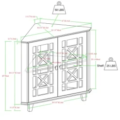 Mikie Corner Cabinet-Kirkland's Home Sale