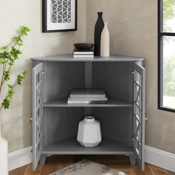 Mikie Corner Cabinet-Kirkland's Home Cheap