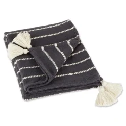 Mineral Slub Stripe Decorative Throw-Kirkland's Home Store