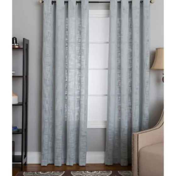 Mineral Woven Single Curtain Panel, 84 In.-Kirkland's Home Flash Sale