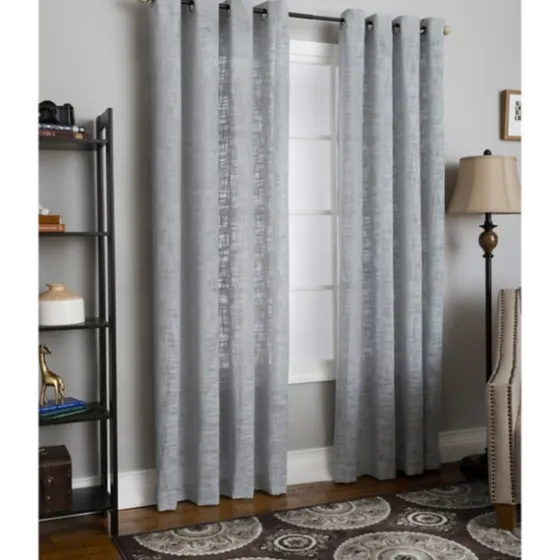 Mineral Woven Single Curtain Panel, 84 In.-Kirkland's Home Flash Sale