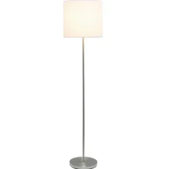Minimal Brushed Nickel Stem Floor Lamp-Kirkland's Home Flash Sale