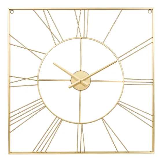 Minimal Square Open Face Clock-Kirkland's Home Clearance