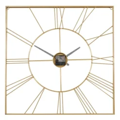 Minimal Square Open Face Clock-Kirkland's Home Clearance