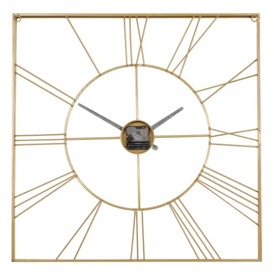 Minimal Square Open Face Clock-Kirkland's Home Clearance