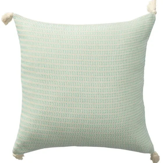 Mint Trapeze Organic Cotton Throw Pillow-Kirkland's Home New
