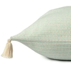 Mint Trapeze Organic Cotton Throw Pillow-Kirkland's Home New