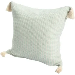 Mint Trapeze Organic Cotton Throw Pillow-Kirkland's Home New