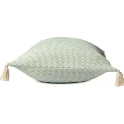 Mint Trapeze Organic Cotton Throw Pillow-Kirkland's Home New