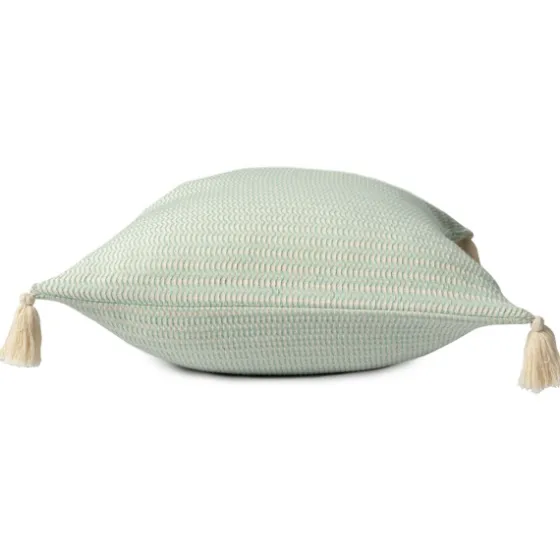 Mint Trapeze Organic Cotton Throw Pillow-Kirkland's Home New