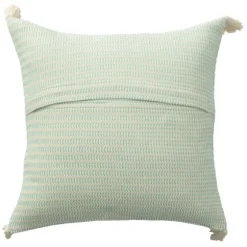 Mint Trapeze Organic Cotton Throw Pillow-Kirkland's Home New