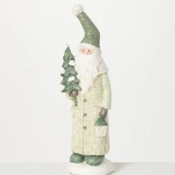 Minty Green Santa Folk Figurine-Kirkland's Home Cheap