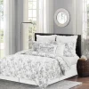 Miriam Floral & Stripe 3-Pc. King Quilt Set-Kirkland's Home Clearance