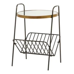 Mirror Top Magazine Rack Side Table-Kirkland's Home Cheap