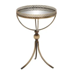 Mirror Top Metal Accent Table-Kirkland's Home Best