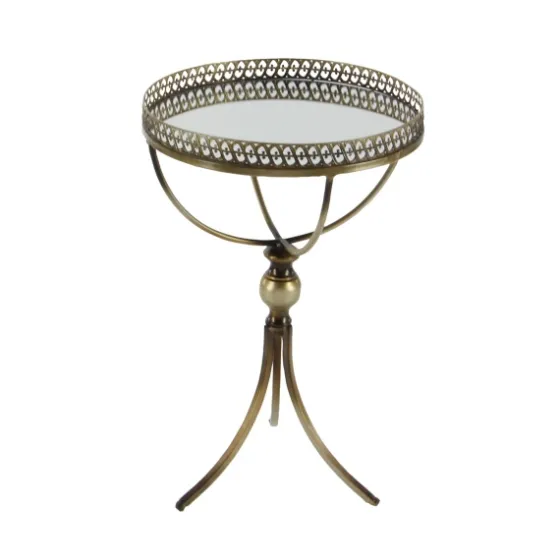 Mirror Top Metal Accent Table-Kirkland's Home Best