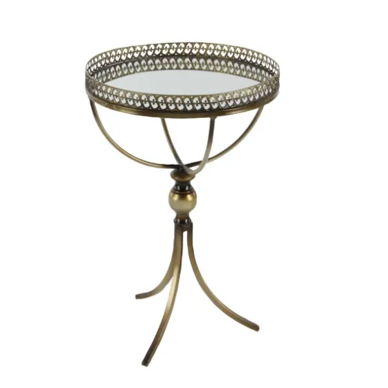 Mirror Top Metal Accent Table-Kirkland's Home Best