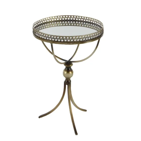 Mirror Top Metal Accent Table-Kirkland's Home Best