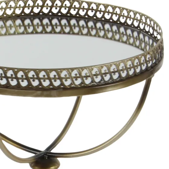 Mirror Top Metal Accent Table-Kirkland's Home Best