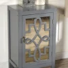 Mirrored 1-Door Cabinet With Overlay Pattern-Kirkland's Home Best Sale