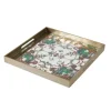 Mirrored Moroccan Pattern Tray With Gold Edges-Kirkland's Home Cheap