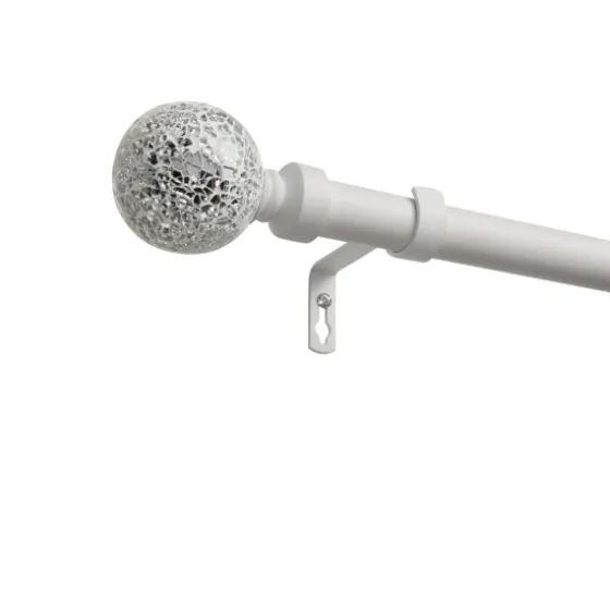 Mirrored Mosaic Curtain Rod, 72 In.-Kirkland's Home Fashion
