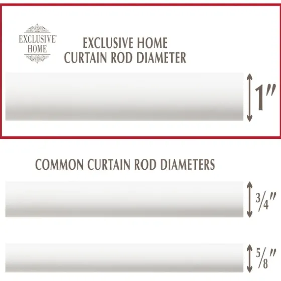 Mirrored Mosaic Curtain Rod, 72 In.-Kirkland's Home Fashion