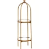 Mirrored Two-Tier Cage Shelf-Kirkland's Home Outlet