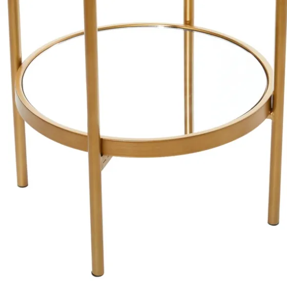 Mirrored Two-Tier Cage Shelf-Kirkland's Home Outlet