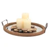 Mirrored Wood Oval Tray-Kirkland's Home Flash Sale