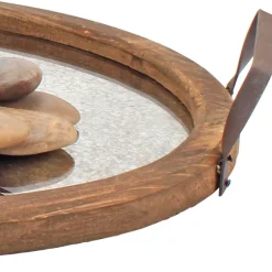 Mirrored Wood Oval Tray-Kirkland's Home Flash Sale