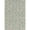Mist And Aqua Chevron Outdoor Area Rug, 5X7-Kirkland's Home Shop