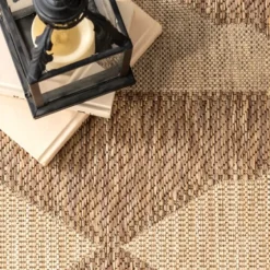Mitchell Geo Diamonds Outdoor Rug, 8X10-Kirkland's Home Outlet