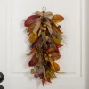 Mixed Fall Foliage Teardrop Swag-Kirkland's Home Outlet