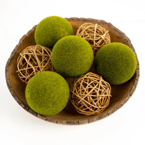 Mixed Green Moss And Twig Orb Bag-Kirkland's Home Shop