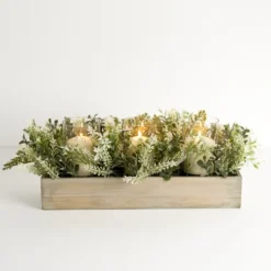 Mixed Greenery Candle Centerpiece-Kirkland's Home Store
