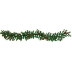 Mixed Pine Clear Led Lighted Garland-Kirkland's Home Online