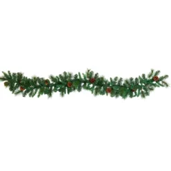 Mixed Pine Clear Led Lighted Garland-Kirkland's Home Online
