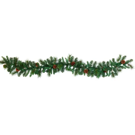 Mixed Pine Clear Led Lighted Garland-Kirkland's Home Online